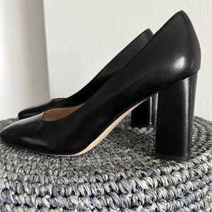 Franco Sarto black heels 2.5” heel height square toe